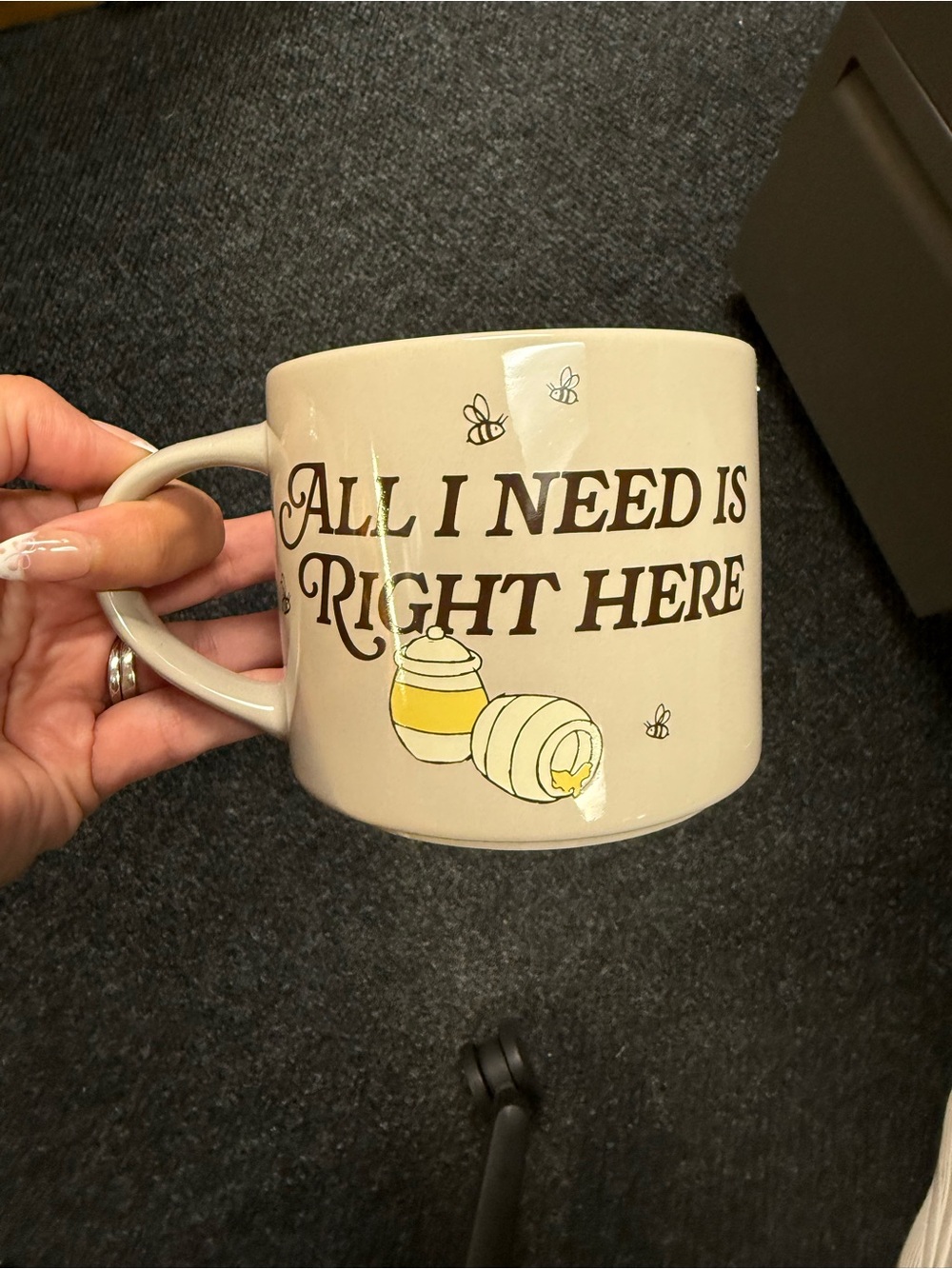 All I Need Is Right Here Disney’s Winnie the Pooh Ceramic Coffee Mug